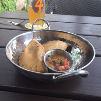 Down the Street - Empanadas! $8. For 2. The chicken ones are delicious! - Sports Bars Near Me - Houston, Texas Down the Street - Empanadas! $8. For 2. The chicken ones are delicious! - Sports Bars Near Me - Houston, Texas
