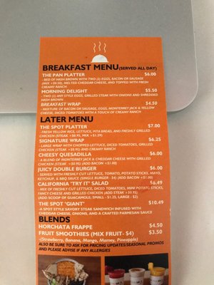 Menu photo 2 The Spot Mix Grill Union City, NJ Menu photo 2 The Spot Mix Grill Union City, NJ
