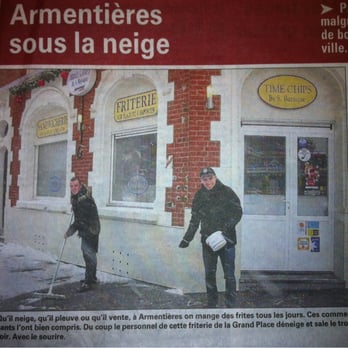 Time Chips by S. Baraque - Time chips contre la neige ! - Local Flavor Near Me - Armentières, 59 Time Chips by S. Baraque - Time chips contre la neige ! - Local Flavor Near Me - Armentières, 59