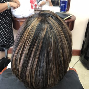Barbara Marys Beauty Salón - Highlights with a bark Base ! - Hair Salons Near Me - Hialeah, Florida Barbara Marys Beauty Salón - Highlights with a bark Base ! - Hair Salons Near Me - Hialeah, Florida