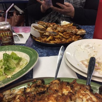 Europa Restaurant & Deli - plates of food on a table - Greek Near Me - Gimli, Manitoba