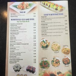 Hong Kong Chinese Restaurant - Menu sushi