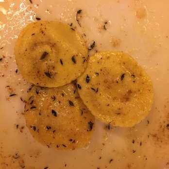 Il Profeta - Pear Ravioli (split between two people so it looks like a smaller portion) - Tuscan Near Me - Florence, FI Il Profeta - Pear Ravioli (split between two people so it looks like a smaller portion) - Tuscan Near Me - Florence, FI