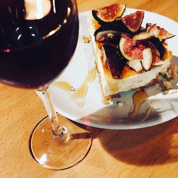 Salt - Ricotta cheesecake with figs and honey and of course port wine... - Seafood Near Me - Arcata, California Salt - Ricotta cheesecake with figs and honey and of course port wine... - Seafood Near Me - Arcata, California