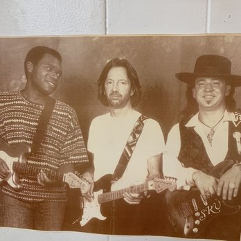 Bennie J's Smoke Pit - Buddy Guy, Eric Clapton and my man Stevie Ray Vaughn. - Barbeque Near Me - Huntsville, Texas Bennie J's Smoke Pit - Buddy Guy, Eric Clapton and my man Stevie Ray Vaughn. - Barbeque Near Me - Huntsville, Texas