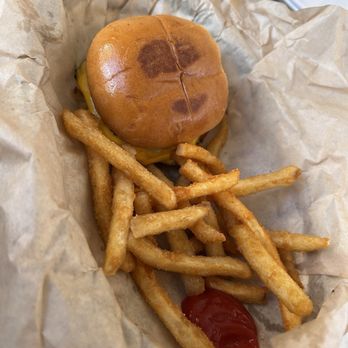 Tortilla Flat Superstition Saloon - Kids burger and fries - American Near Me - Tortilla Flat, Arizona