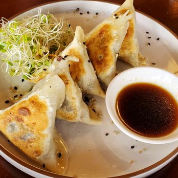 Fooki - Potstickers. The folds needs works. A couple were not sealed. But it tasted good. - Bubble Tea Near Me - Aiea, Hawaii Fooki - Potstickers. The folds needs works. A couple were not sealed. But it tasted good. - Bubble Tea Near Me - Aiea, Hawaii