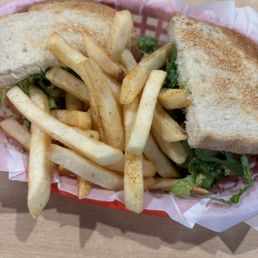 BLT with fries BLT with fries