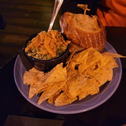 All Souls Lounge - Spinach and artichoke dip