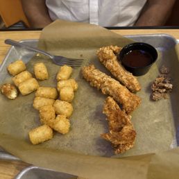 Tenders... not boneless wings... also a side note... tenders don't come sauced.