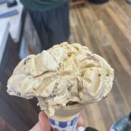Kiddie "S'moores" on cake cone Kiddie "S'moores" on cake cone
