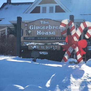 The Gingerbread House - Front of building by the road - Bakeries Near Me - Muskego, Wisconsin