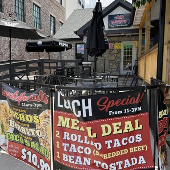 The Salty Burrito - Outside patio and entrance - Mexican Near Me - Nashville, Tennessee The Salty Burrito - Outside patio and entrance - Mexican Near Me - Nashville, Tennessee