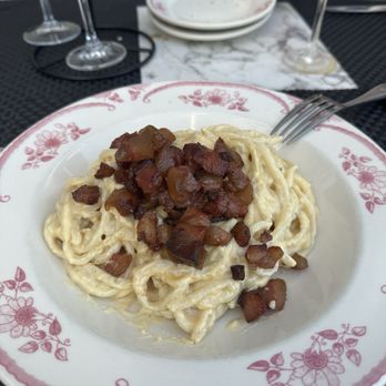 Carbonara - BUCATINI CARBONARA - Italian Near Me - Arlington, Virginia