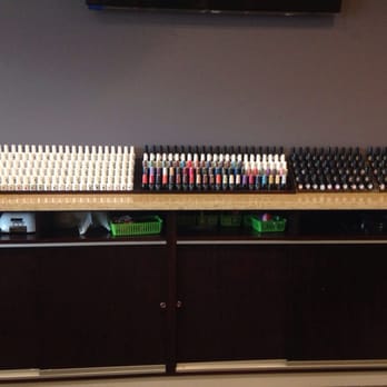 Hello Nails & Spa - Gel polish heaven! Neat, organized and 3 different brands of gel. - Day Spas Near Me - Vacaville, California Hello Nails & Spa - Gel polish heaven! Neat, organized and 3 different brands of gel. - Day Spas Near Me - Vacaville, California