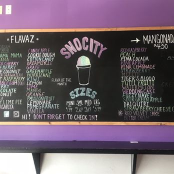 Sno City - Snowcone Menu - Shaved Ice Near Me - Houston, Texas Sno City - Snowcone Menu - Shaved Ice Near Me - Houston, Texas