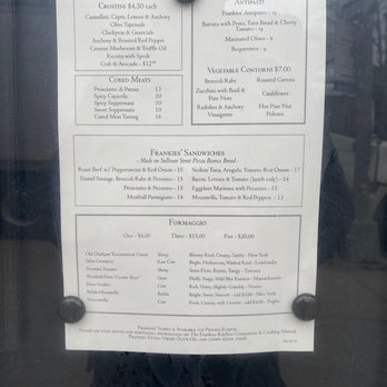 Franks - Menu - Wine Bars Near Me - Brooklyn, New York Franks - Menu - Wine Bars Near Me - Brooklyn, New York