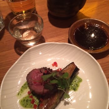Ototo - The Seared Medallion of Young Colorado Lamb paired with Nanbu Bijin Ancient Pillars Sake. - Japanese Near Me - Denver, Colorado Ototo - The Seared Medallion of Young Colorado Lamb paired with Nanbu Bijin Ancient Pillars Sake. - Japanese Near Me - Denver, Colorado