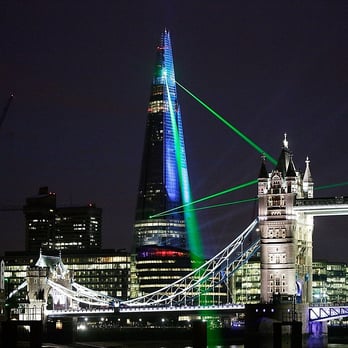 Shangri La Hotel - Lasers off Tower Bridge - Hotels Near Me - London, XGL