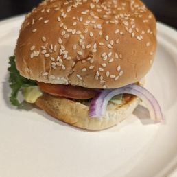 Masala Grilled Paneer Burger