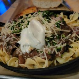 Prime rib stroganoff
