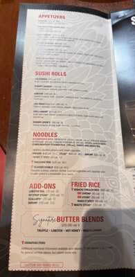 Menu photo 4 Benihana - Wheeling Wheeling, IL