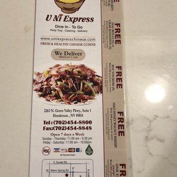 U Ni Express - Directions - Chinese Near Me - Henderson, Nevada U Ni Express - Directions - Chinese Near Me - Henderson, Nevada