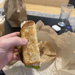 Offensively tiny sandwich for $18 Offensively tiny sandwich for $18