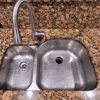Sink Up - Before. My old sink. Small and shallow. - Refinishing Services Near Me