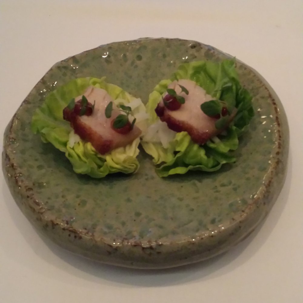 Jungsik - Bossam. Lettuce wraps with rice and pork belly. - Korean Near Me - New York, New York Jungsik - Bossam. Lettuce wraps with rice and pork belly. - Korean Near Me - New York, New York