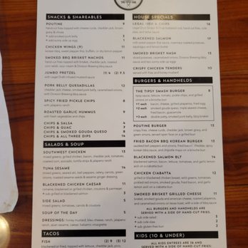 The Tipsy Oak - Menu - Gastropubs Near Me - Arlington, Texas The Tipsy Oak - Menu - Gastropubs Near Me - Arlington, Texas