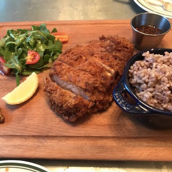 Trad Room - Fried pork chop with brown rice (so good!) - Japanese Near Me - Brooklyn, New York