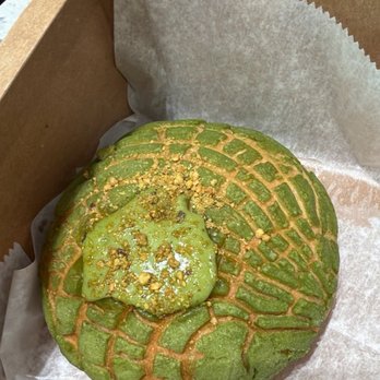 Beans & Brews Coffee House - pistachio concha - Coffee & Tea Near Me - San Antonio, Texas Beans & Brews Coffee House - pistachio concha - Coffee & Tea Near Me - San Antonio, Texas