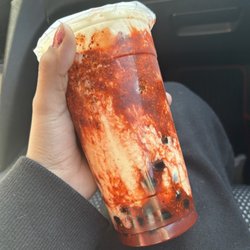 Mangonada with boba