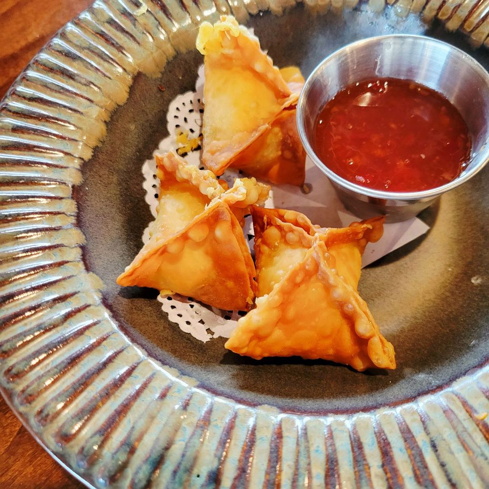 Tappi Sushi Lounge - Crab Rangoons. My favorite. I order them everywhere we go and these are in my top 5. - Sushi Bars Near Me - La Mesa, California Tappi Sushi Lounge - Crab Rangoons. My favorite. I order them everywhere we go and these are in my top 5. - Sushi Bars Near Me - La Mesa, California