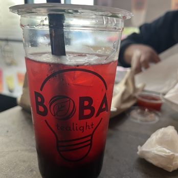 Boba Tealight - Drago lychee tea - Bubble Tea Near Me - Gilbert, Arizona