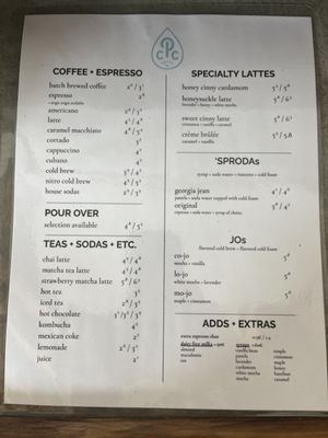 Menu photo 2 Piecewise Coffee Cayce, SC