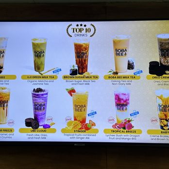 Boba Bee - New menu - Bubble Tea Near Me - Lake Forest, California
