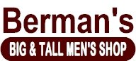 Berman's Big & Tall Men's Clothing Store Logo