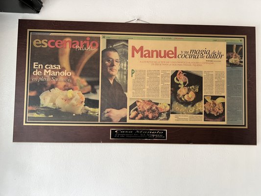 Menu photo 1 Casa Manolo San Juan, PR Menu photo 1 Casa Manolo San Juan, PR