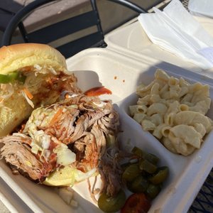 Photo of The Pig’s Gig BBQ - San Diego, CA, United States. Pulled Chicken Sandwich