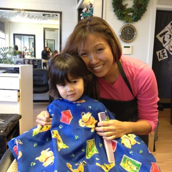 Hair Fix Salon - Miss Sharlina cutting my daughters hair. - Hair Salons Near Me - Honolulu, Hawaii Hair Fix Salon - Miss Sharlina cutting my daughters hair. - Hair Salons Near Me - Honolulu, Hawaii