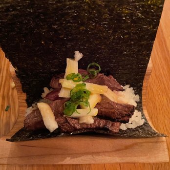 Yonsei Handrolls - Wagyu But where's my quail egg? - Japanese Near Me - Oakland, California Yonsei Handrolls - Wagyu But where's my quail egg? - Japanese Near Me - Oakland, California