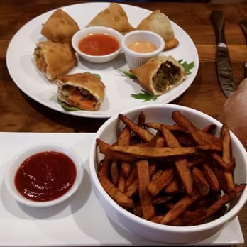 VSPOT - Philly empanada, potatoes empanada, and fresh cut fries! Delicious! - Vegan Near Me - Brooklyn, New York