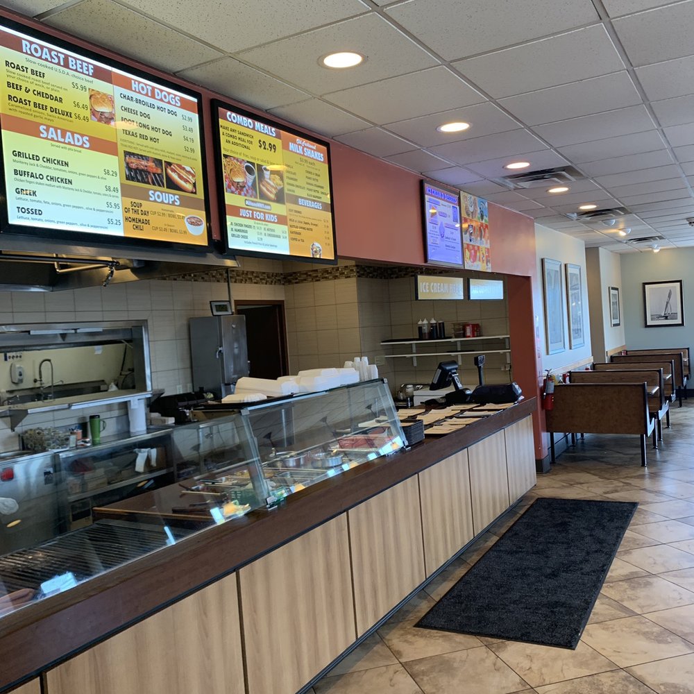 Miltons - the inside of a fast food restaurant - Hot Dogs Near Me - Buffalo, New York