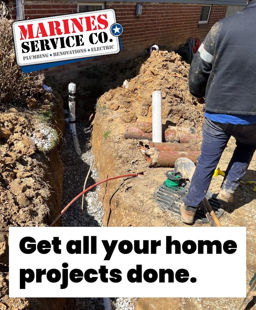 Slide of Marines Service Co.