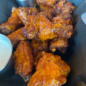 Global Brew Tap House - Wings look amazing!  Just got them after almost 1 1/2 hours - Brewpubs Near Me - O'fallon, Illinois