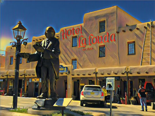 Taos Plaza by null