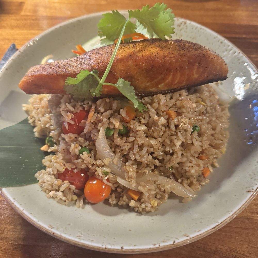 26 Thai Kitchen & Bar - Salmon Fried Rice - Thai Near Me - Atlanta, Georgia 26 Thai Kitchen & Bar - Salmon Fried Rice - Thai Near Me - Atlanta, Georgia