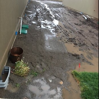 Hayden Homes - First rain after final grade when they did the neighbors house - General Contractors Near Me - Redmond, Oregon